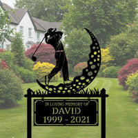 Golf Memorial Yard Sign