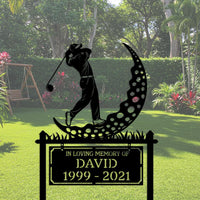 Golf Memorial Yard Sign