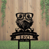 Bearded Dragon Memorial Yard Sign
