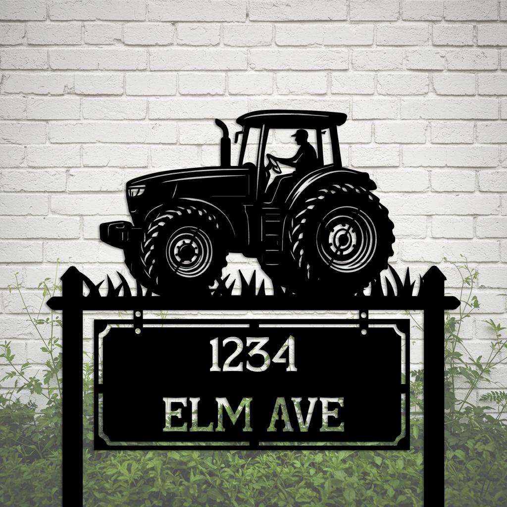Farmhouse Address Sign