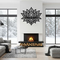 Lotus Flower Metal Wall Art