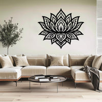 Lotus Flower Metal Wall Art