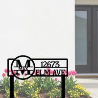 Custom Address Yard Sign