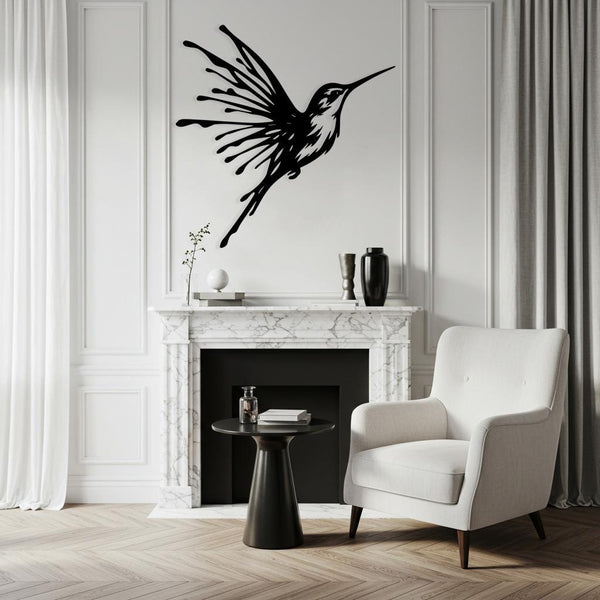 Hummingbird Metal Wall Art