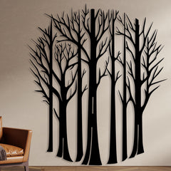 Majestic Forest Metal Wall Art