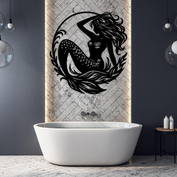 Mermaid Dreams Metal Art