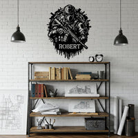 Custom Soldier Metal Sign for Man Cave