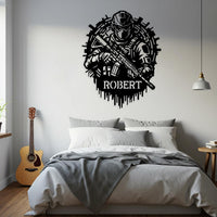 Custom Soldier Metal Sign for Man Cave