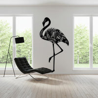 Tropical Flamingo Metal Wall Art
