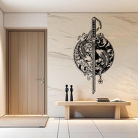 Samurai Sword Metal Wall Art