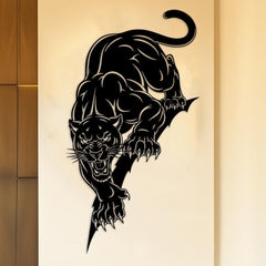Panther Metal Wall Art Vertical
