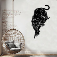 Panther Metal Wall Art Vertical
