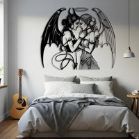 Angel Devil Metal Wall Art