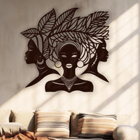 Majestic African Metal Wall Art