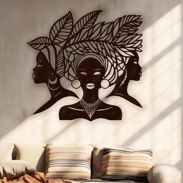 Majestic African Metal Wall Art