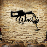 Wine Metal Wall Art