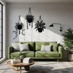 Set of 3 Metal Wall Art