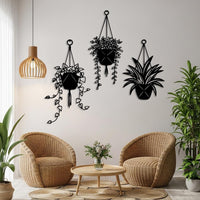 Set of 3 Metal Wall Art