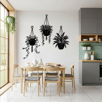 Set of 3 Metal Wall Art