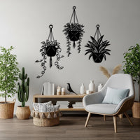 Set of 3 Metal Wall Art