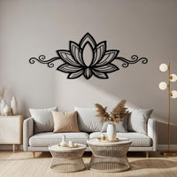 Lotus Flower Metal Wall Art