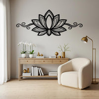 Lotus Flower Metal Wall Art