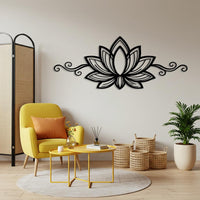 Lotus Flower Metal Wall Art