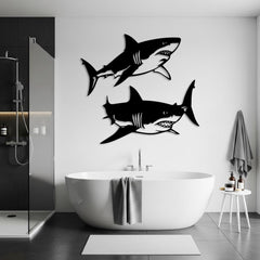 Shark Metal Wall Art