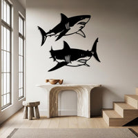 Shark Metal Wall Art