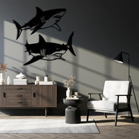 Shark Metal Wall Art