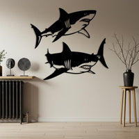Shark Metal Wall Art