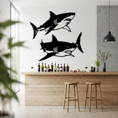 Shark Metal Wall Art