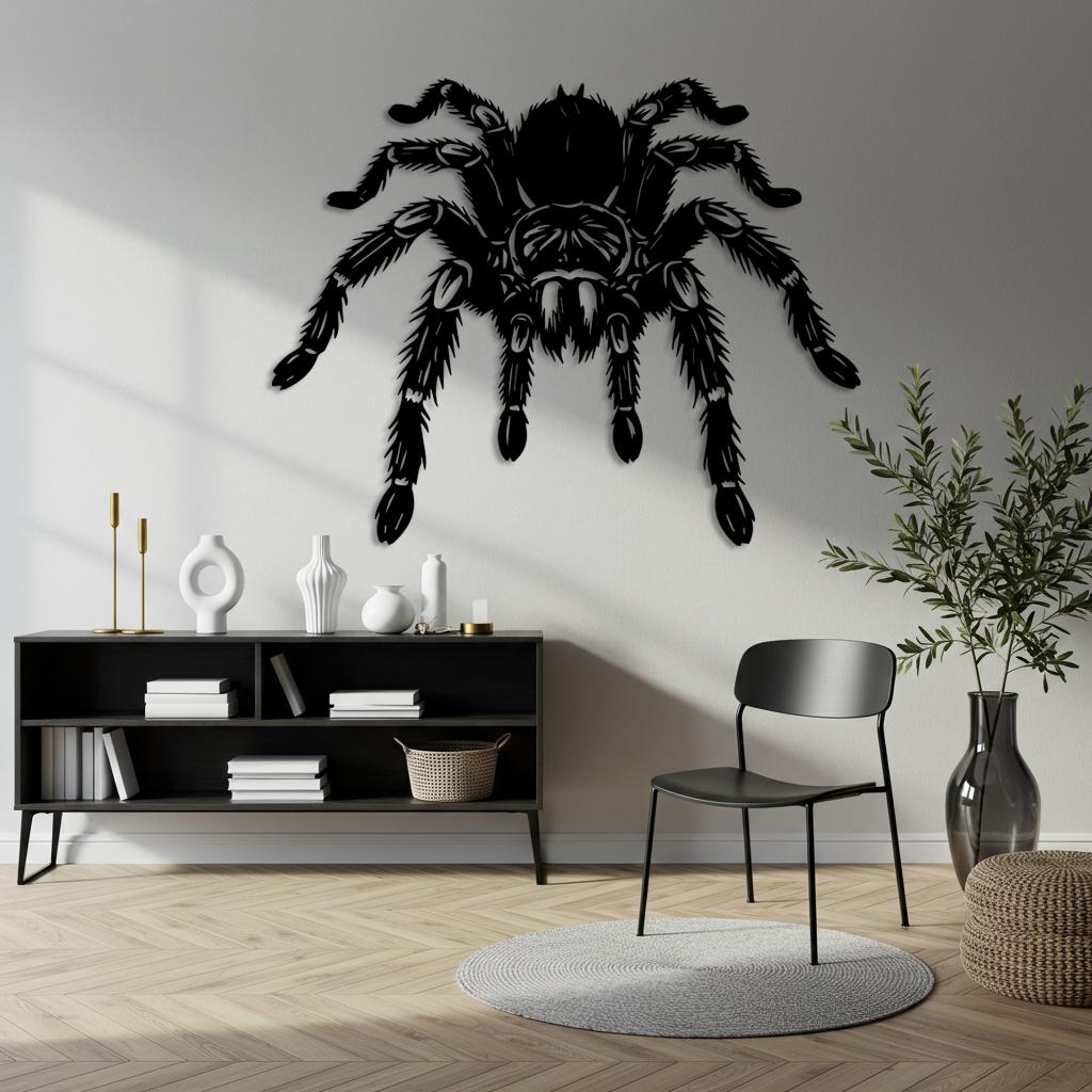 Giant Tarantula Metal Wall Art