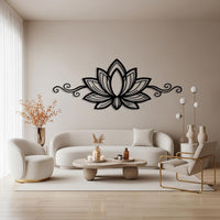Lotus Flower Metal Wall Art