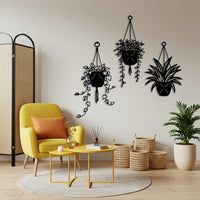 Set of 3 Metal Wall Art
