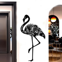 Tropical Flamingo Metal Wall Art