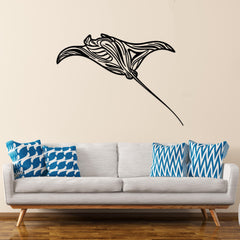 Giant Manta Ray Metal Wall Art