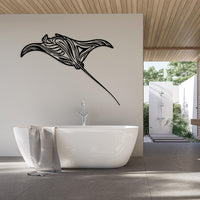 Giant Manta Ray Metal Wall Art