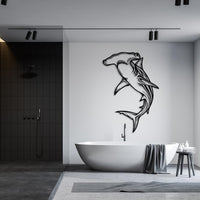 Hammerhead Shark Metal Wall Art
