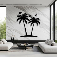 Tropical Palm Tree Metal Wall Art