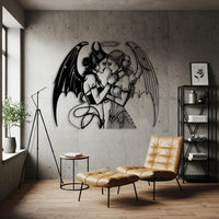 Angel Devil Metal Wall Art
