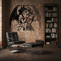 Angel Devil Metal Wall Art