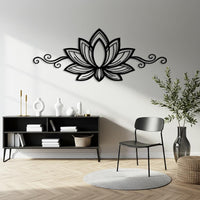 Lotus Flower Metal Wall Art