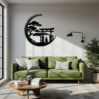 Japanese Torii Gate Metal Wall Art