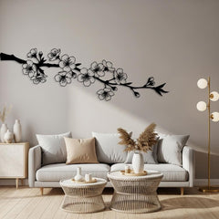 Cherry Blossom Metal Wall Art