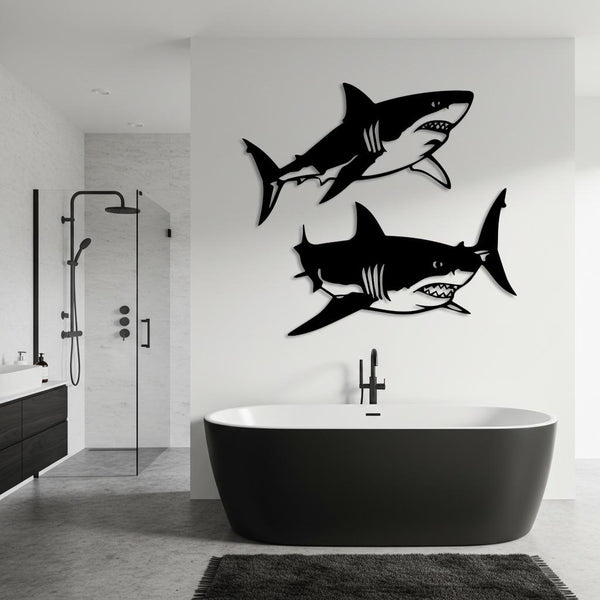 Shark Metal Wall Art