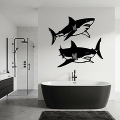 Shark Metal Wall Art