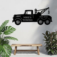 Custom Tow Truck Sign