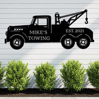 Custom Tow Truck Sign