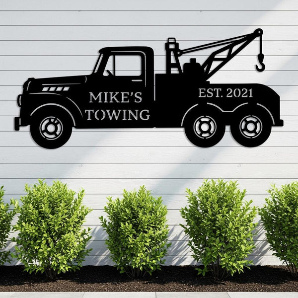 Custom Tow Truck Sign